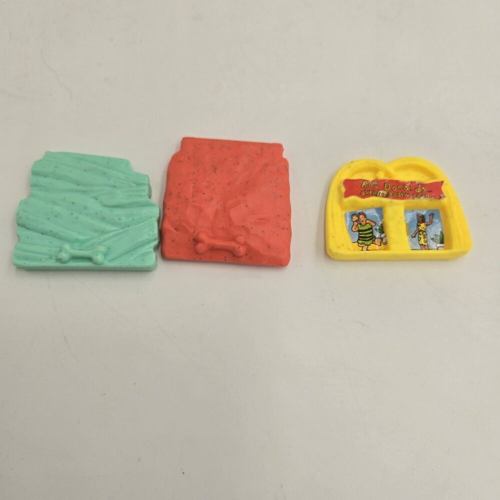 Vintage Flinstones McDonald’s Happy Meal Toy Characters Cars House Lot of 7+ Pcs - Picture 7 of 7